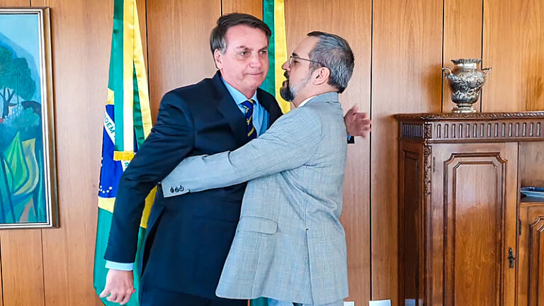 Bolsonaro e Abraham Weintraub