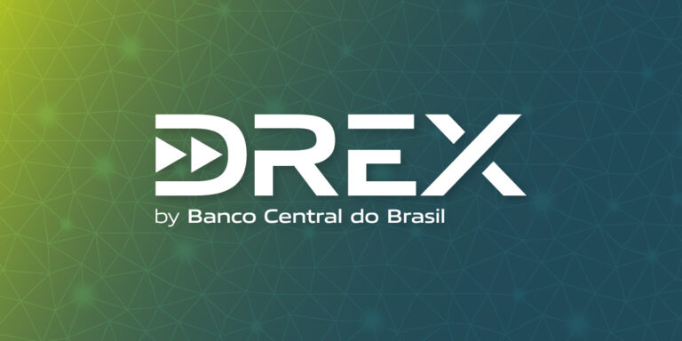 Logo do DREX, nova moeda digital do Brasil.