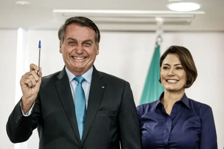 Michele e Jair Bolsonaro