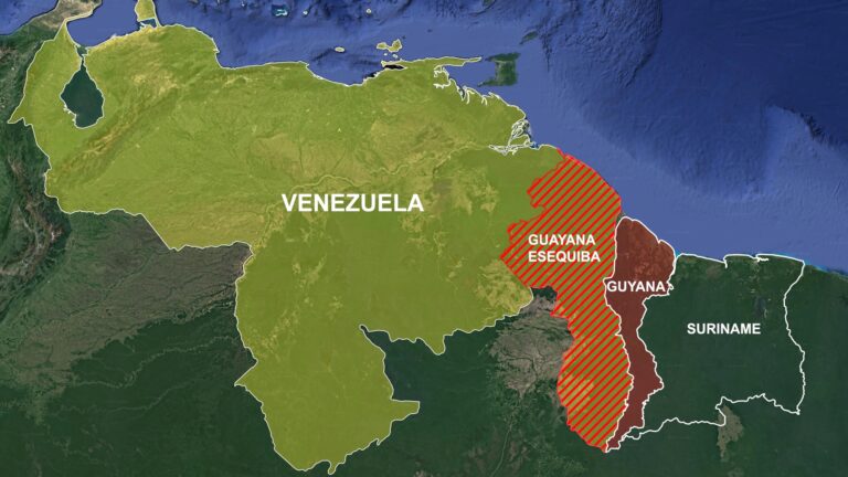 Venezuela pede resolução diplomática para disputa de Essequibo com Guiana e condena tentativas dos EUA de militarizar a região
