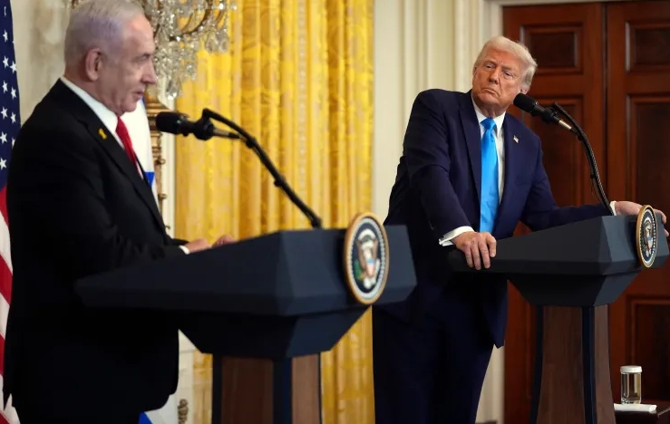 Trump e Netanyahu se reúnem na Casa Branca